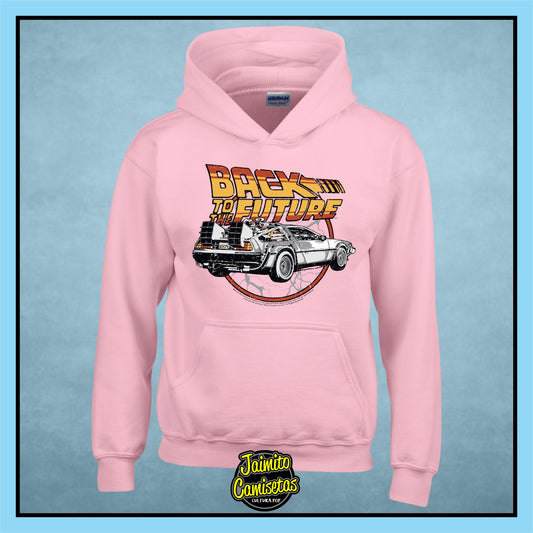 Hoodie Back to the Future Delorean Vintage